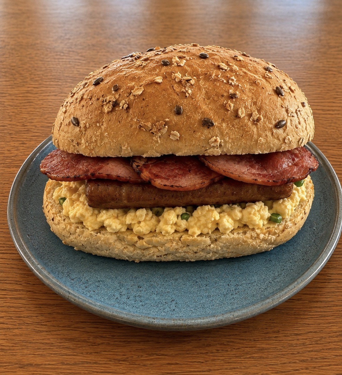 Bacon, Sausage & Egg Roll